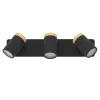 EGLO Réglette Spot De Salle De Bains<Reglette 3 spots de salle de bain Consuma noir mat GU10 IP44 L.40 x l. 12 x H. 10cm