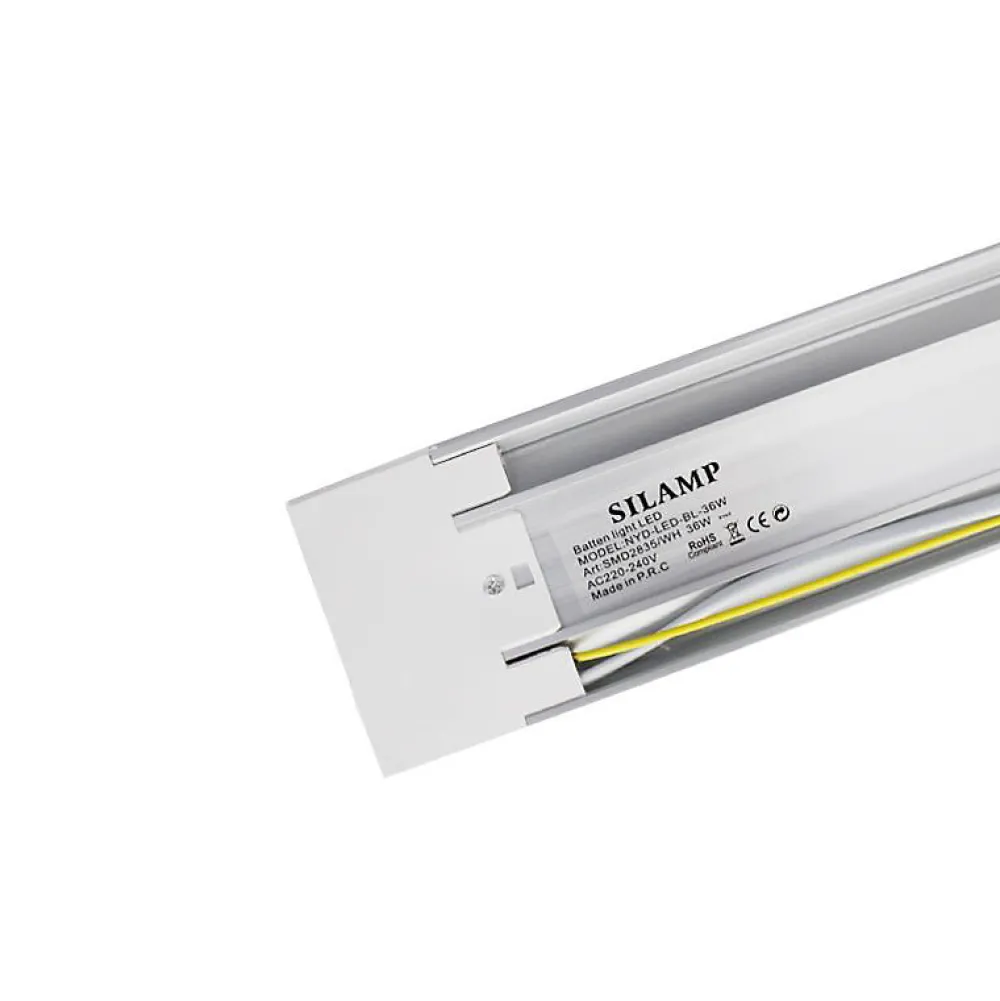 Best Silamp Réglette LED 120cm 36W - Blanc Neutre 4000K - 5500K -