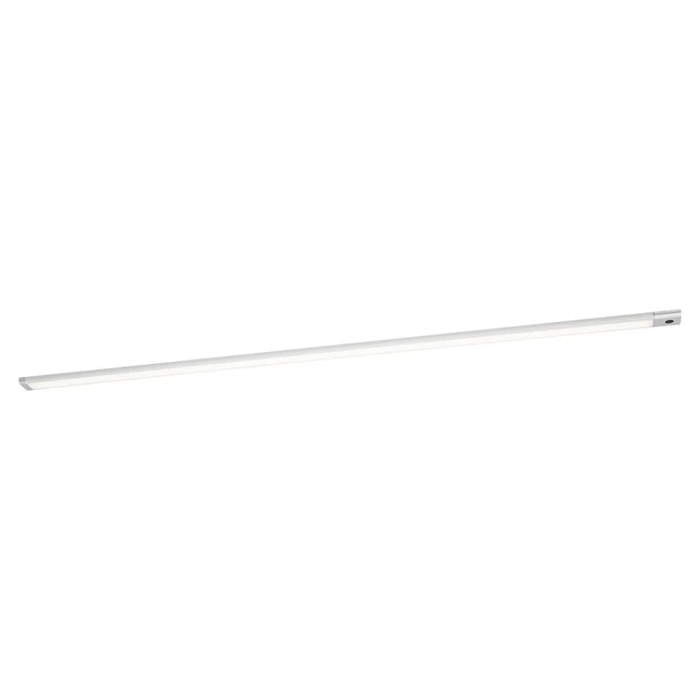Best GoodHome Réglette sous meuble à détection Menezes LED intégrée blanc neutre IP20 1200lm 20W L.118,5xl.4,2xH.1cm chrome