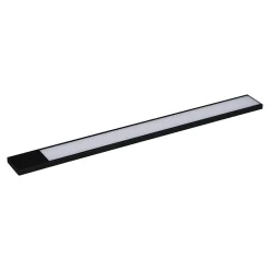 GoodHome Luminaire Pour Dressing<Réglette sous meuble Gamboa LED intégrée blanc neutre IP20 200lm 3.2W L.50xl.5xH.1cm noir