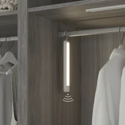 Luminaire Pour Dressing<Réglette sous meuble Mangalia LED intégrée blanc neutre IP20 120lm 2.3W L.27xl.4,7cm blanc Goodhome