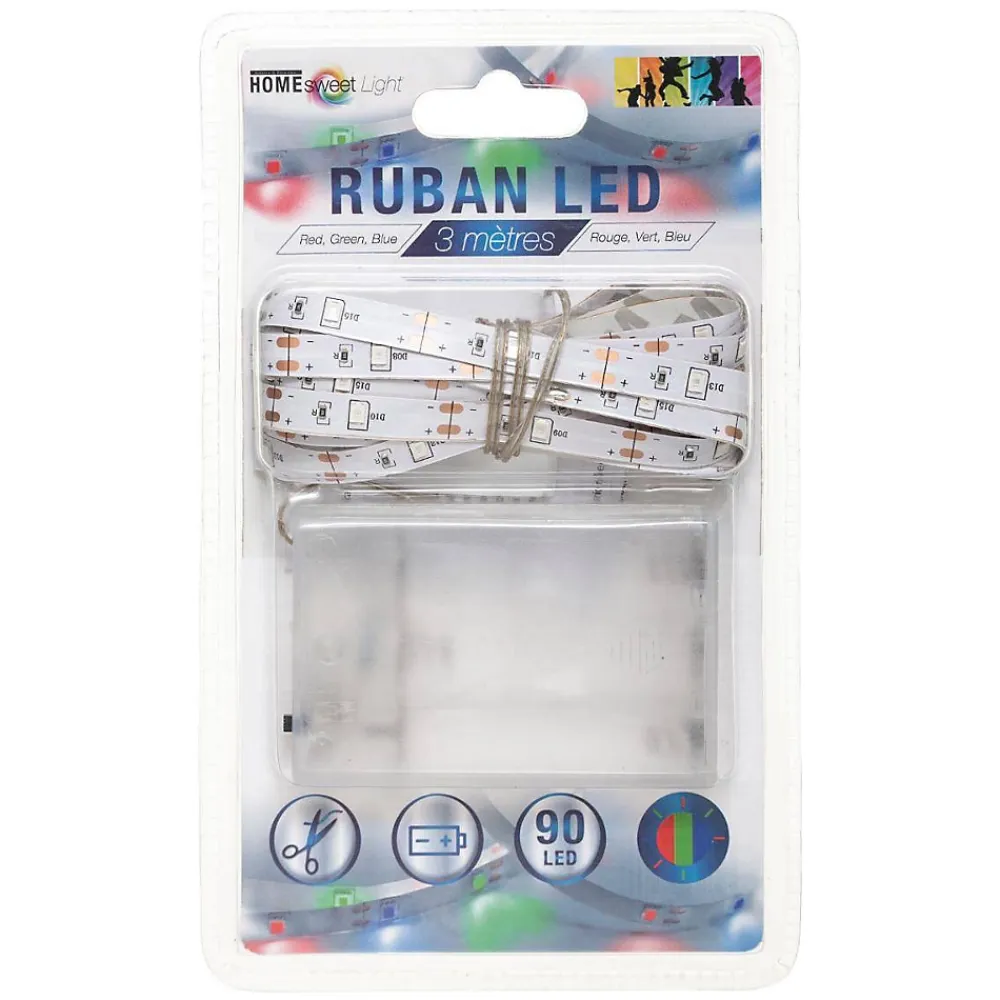 Best Atmosphera Créateur D'Intérieur Ruban LED à pile - L330 cm - Atmosphera
