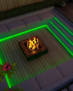 CALEX Ruban LED extérieur blanc chaud et multicolore 5m
