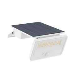 Beneito & Faure Lampe Extérieure<Sky Solar Sensor - Lampe solaire LED avec détecteur mouvement et de crépuscule, 8 W, 1 600 lm, 4000K, IP54 - Beneito Faure - Noir