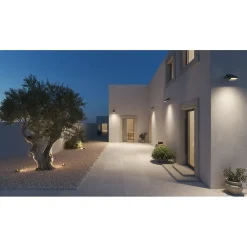 Beneito & Faure Lampe Extérieure|Éclairage Solaire<Sky Solar Sensor - Lampe solaire LED avec détecteur mouvement et de crépuscule, 8 W, 1600 lm, 4000K, IP54 - Beneito Faure - Blanc