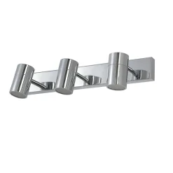 GoodHome Réglette Spot De Salle De Bains<Spot de salle de bain Tellot 3 lumières G10 5W IP44 argent