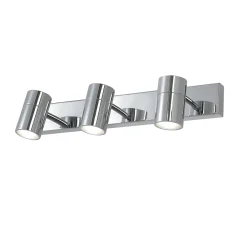 GoodHome Réglette Spot De Salle De Bains<Spot de salle de bain Tellot 3 lumières G10 5W IP44 argent