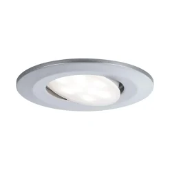 Paulmann Spot encastré LED Calla Kit de 3 orientable IP65 rond 90mm 30 3x5W 3x400lm 230V White Switch Chrome mat