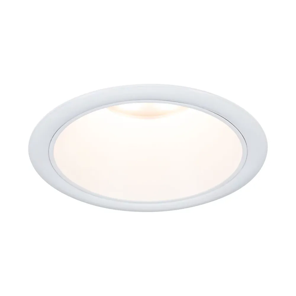 Best Paulmann Spot encastré LED 3-Step-Dim Cole Coin Kit de 1 IP44 rond 88mm Coin 6W 470lm 230V gradable 2700K Blanc