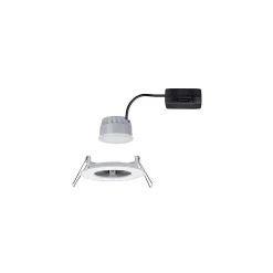 Best Paulmann Spot encastré LED 3-Step-Dim Nova Coin fixe IP44 rond 78mm Coin 6W 470lm 230V gradable 2700K Blanc dépoli