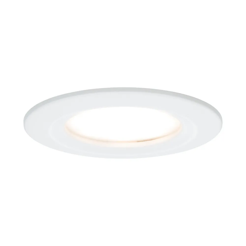 Best Paulmann Spot encastré LED 3-Step-Dim Nova Coin fixe IP44 rond 78mm Coin 6W 470lm 230V gradable 2700K Blanc dépoli