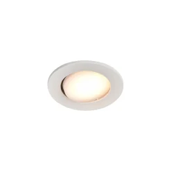 Best GoodHome Spot encastrable Quimby LED intégrée blanc chaud IP20 dimmable 350lm 5.5W Ø8.5xH.5.2cm blanc