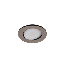 Best GoodHome Spot encastrable Quimby LED intégrée blanc chaud IP20 dimmable 350lm 5.5W Ø8.5xH.5.2cm chrome