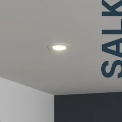 GoodHome Spot Encastrable|Spot<Spot encastrable Salk GU10 blanc neutre IP20 450lm 4.9W Ø8.5xH.9.4cm blanc