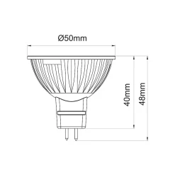 Beneito & Faure Ampoule Pour Spot|Ampoule Gu5.3<Spot LED GU5.3 6W 120 Uniform-Line 3000k