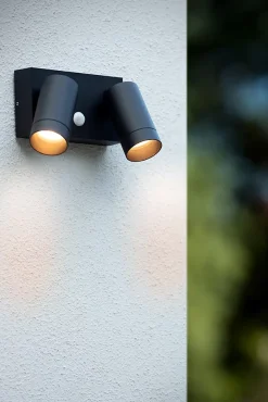Best Lucide Spot mural TAYLOR en aluminium avec 2xGU10 - Noir -