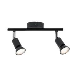 Paulmann Spot Encastrable De Salle De Bains<Spotlight Carolina IP44 GU10 230V max. 2x10W gradable Anthracite Chrome