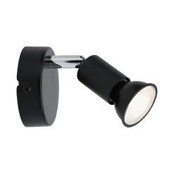Paulmann Spot Encastrable De Salle De Bains<Spotlight Carolina IP44 GU10 230V max. 10W gradable Anthracite Chrome