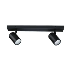 Paulmann Spot Encastrable De Salle De Bains<Spotlight Zyli IP44 GU10 230V max. 2x10W gradable Noir mat