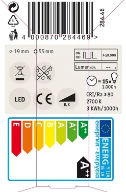 Paulmann Ampoule G9<Standard 230 V Culot à ergots LED G9 300lm 3W 2700K gradable Clair