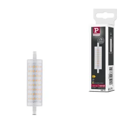 Paulmann Ampoule Crayon R7S<Standard 230 V Tige LED R7s 118mm 1521lm 13W 2700K gradable Clair
