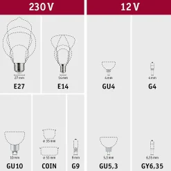 Paulmann Ampoule Crayon R7S<Standard 230 V Tige LED R7s 78mm 1055lm 9W 2700K Clair