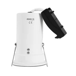 Best Miidex Lighting Support Plafond avec Douille GU10 Recouvrable Etanche IP65 90mm - perçage 75mm