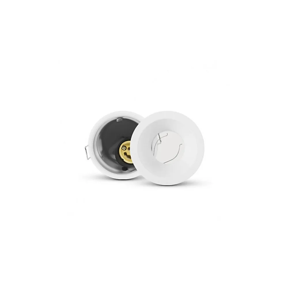 Best Miidex Lighting Support Plafond avec Douille GU10 Recouvrable Etanche IP65 90mm - perçage 75mm