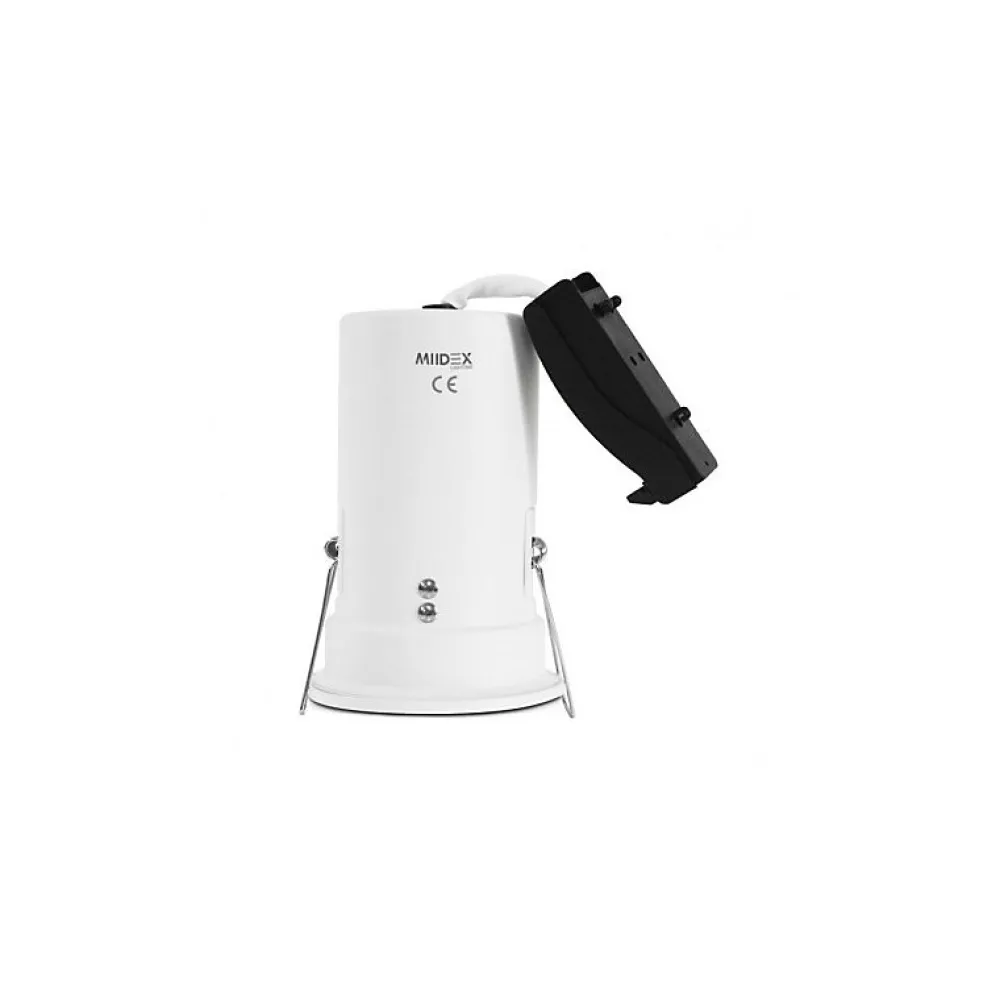 Best Miidex Lighting Support Plafond avec Douille GU10 Recouvrable Etanche IP65 90mm - perçage 75mm