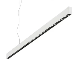 Best Ideal Lux Suspendu décoratif à barre droite linéaire à DEL Blanc, 4000K