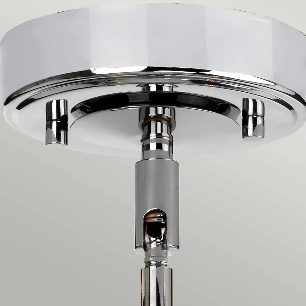 Discount Elstead Lighting Suspension Agatha 3 lumières - Chrome poli