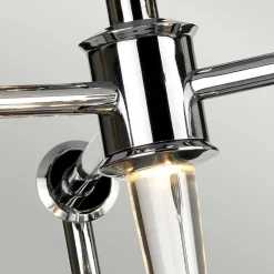 Discount Elstead Lighting Suspension Agatha 3 lumières - Chrome poli