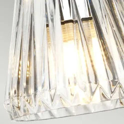Discount Elstead Lighting Suspension Agatha 3 lumières - Chrome poli