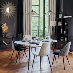 Atmosphera Créateur D'Intérieur Suspension Pour Salon|Suspension Et Lustre<Suspension Alara - noir - métal filaire D45 cm - Atmosphera