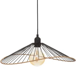 Atmosphera Créateur D'Intérieur Suspension Pour Salon|Suspension Et Lustre<Suspension Alara - noir - métal filaire D45 cm - Atmosphera