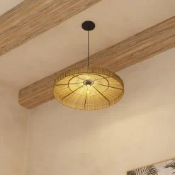 Atmosphera Créateur D'Intérieur Suspension Et Lustre<Suspension Bellamy D58cm beige - Atmosphera