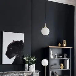 Atmosphera Créateur D'Intérieur Suspension Et Lustre<Suspension boule Dris - métal doré D20 cm - Atmosphera