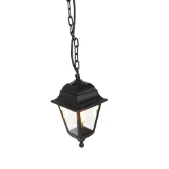 Clearance Qazqa Suspension d'extérieur classique noire IP44 - Capital