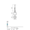 Best Suspension extérieure Led sous abri - Redo - Compass