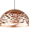 Aluminor Suspension Extérieur/Intérieur à Découpes Laser (Diamètre 50 cm - Cuivre)