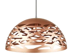 Aluminor Suspension Extérieur/Intérieur à Découpes Laser (Diamètre 50 cm - Cuivre)