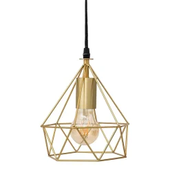 Atmosphera Créateur D'Intérieur Suspension Pour Salon|Suspension Pour Chambre<Suspension filaire Ida métal doré D19cm - Atmosphera