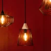 Atmosphera Créateur D'Intérieur Suspension Pour Salon<Suspension filaire Nut noire - métal D23 cm - Atmosphera