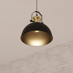 Atmosphera Créateur D'Intérieur Suspension Et Lustre<Suspension Flower noire - métal D31 cm - Atmosphera