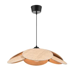 Best GoodHome Suspension Kenya E27 15W ⌀70xH.100cm noir
