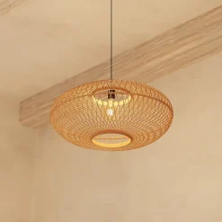 Atmosphera Créateur D'Intérieur Suspension Pour Salon|Suspension Et Lustre<Suspension Loren - bambou D60 cm - Atmosphera