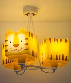 Outlet Dalber Suspension pour enfants à 3 lampes Little Tiger Petit Tigre