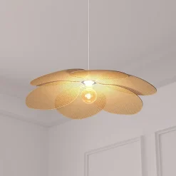 Atmosphera Créateur D'Intérieur Suspension Pour Salon|Suspension Et Lustre<Suspension pétales Rym beige D62cm - Atmosphera