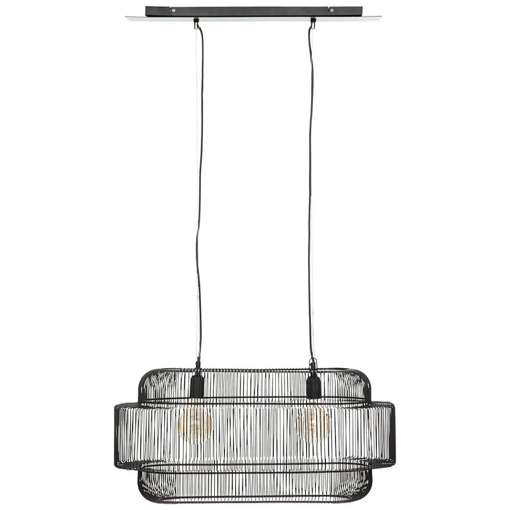 Atmosphera Créateur D'Intérieur Suspension Pour Salon<Suspension Stora - métal filaire - noir - L72 -5 cm - Atmosphera