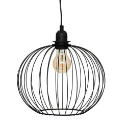 Atmosphera Créateur D'Intérieur Suspension Et Lustre<Suspension Victa en métal D28cm noir - Atmosphera